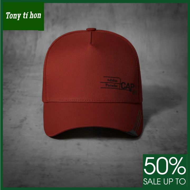 Tony tí hon - Mũ nón kết lưỡi trai Adii.dasi l cá tính thời trang nam nữ cao cấp màu đỏ