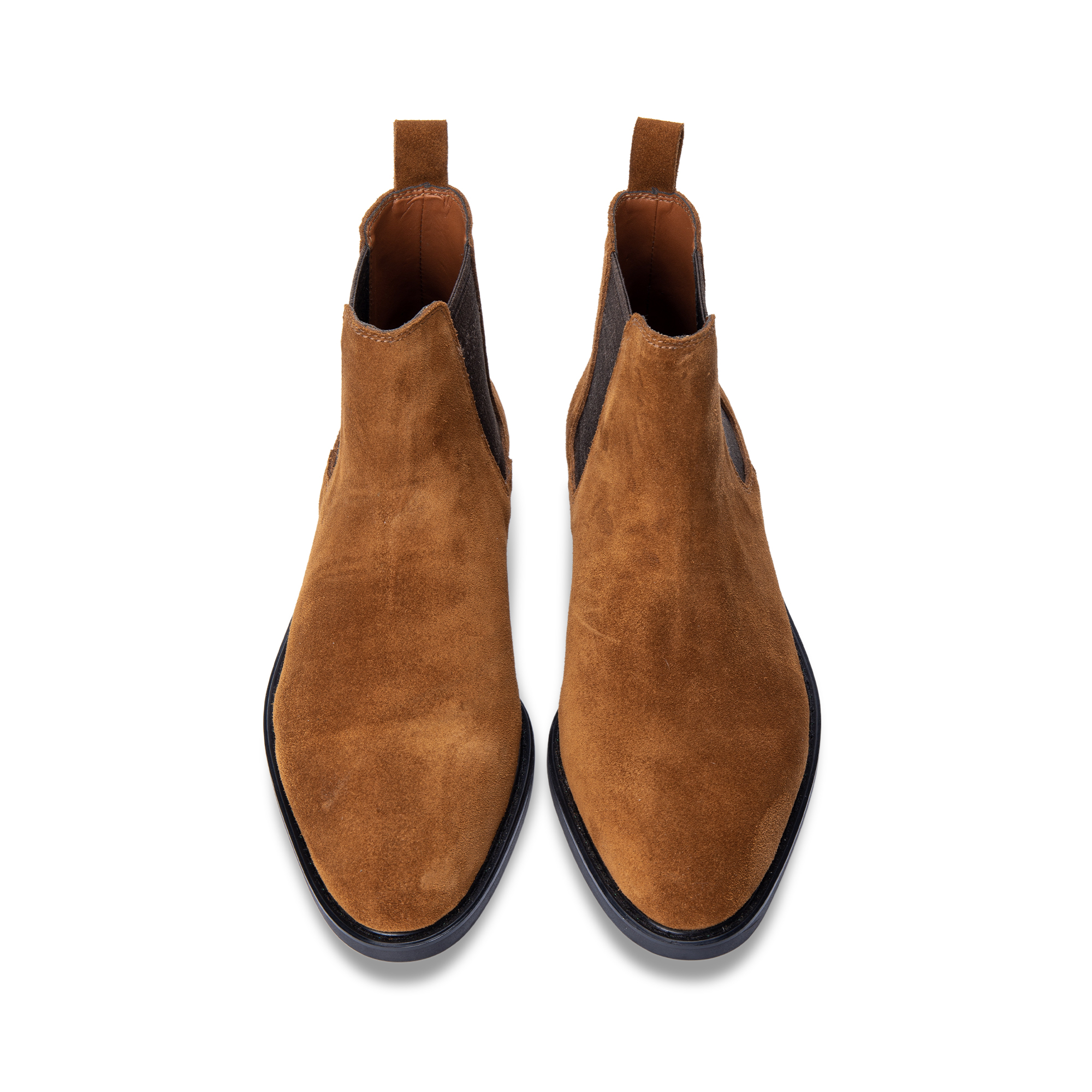 Giày CHELSEA BOOTS DA LỘN nam, STEELER, giày da cao cấp da bò nhập khẩu handmade đánh màu patina,