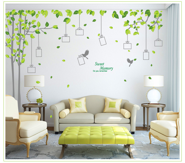 Decal dán tường Cây treo ảnh 7 AmyShop DCX014