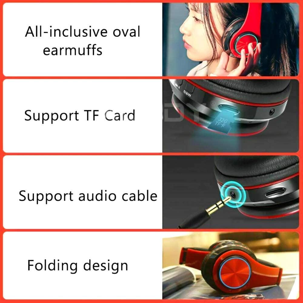 Tai Nghe Game Thủ Tai Nghe Blutooth Âm Thanh Vòm Stereo Không Dây Tai Nghe USB Có Mic Màu Sắc Rực Rỡ Ánh Sáng Máy Tính Laptop Tai Nghe
