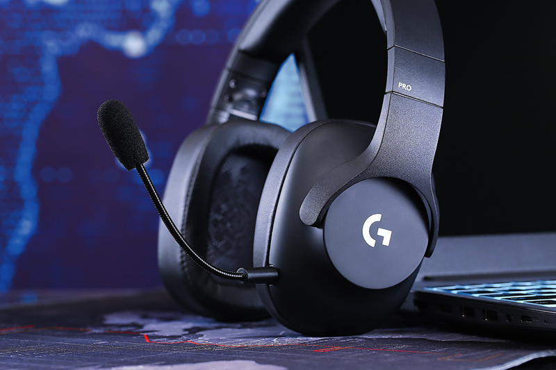 Tai nghe chụp tai Gaming Logitech G Pro Đen - Hàng chính hãng