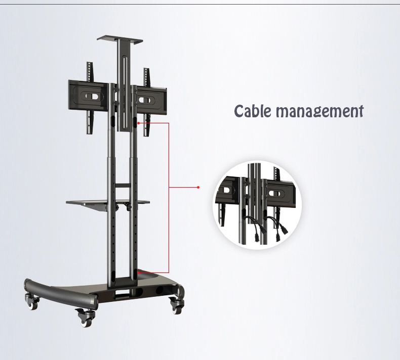 GIÁ TREO TIVI DI ĐỘNG NHẬP KHẨU CÓ KHAY ĐỂ ĐẦU DVD &amp; MÁY CHIẾU AVA1500 (26&quot;- 80&quot;)