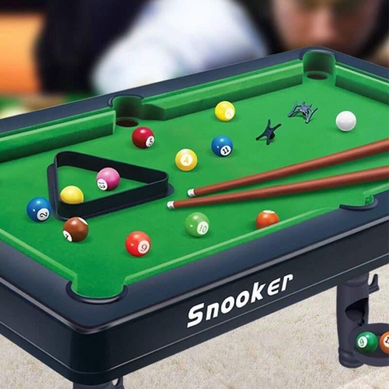 Đồ chơi Bàn Bida bi a billard Mini size trung và lớn - Full Phụ Kiện cho cả nhà cùng chơi