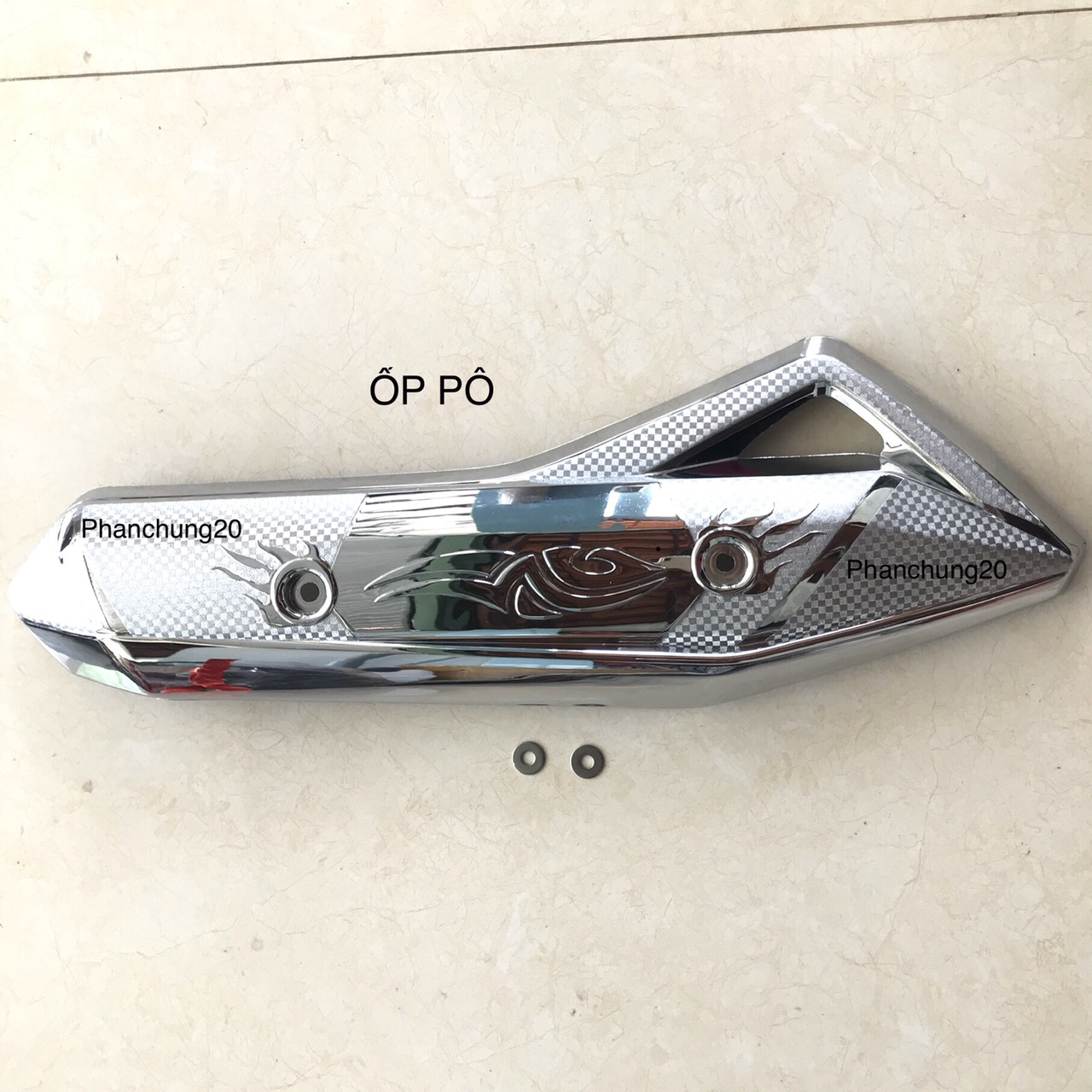 ỐP CHE PÔ DÙNG CHO XE AB 2013 2014 2015 CROM