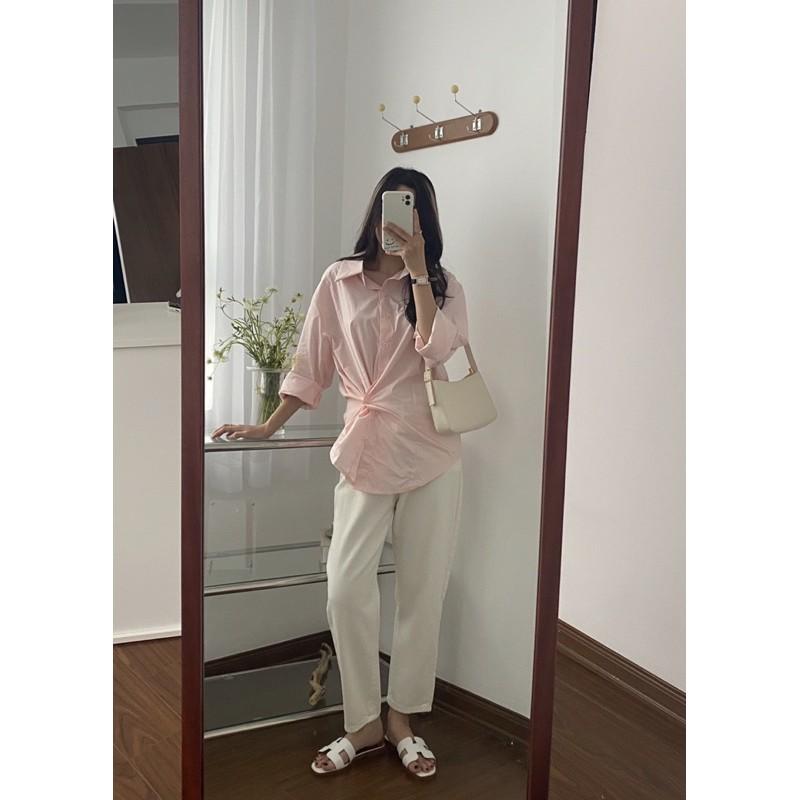 Áo sơ mi hồng