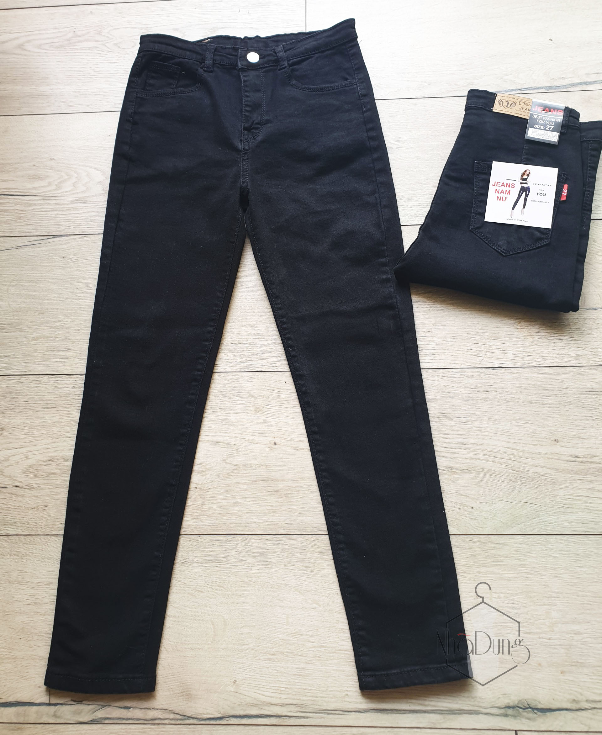 [Ảnh Thật] Quần Jean Nữ Ôm Dáng Lưng Cao, Chất Jean Co Giãn Chuẩn Xịn Dưới 57kg Dành Cho Mọi Lứa Tuổi