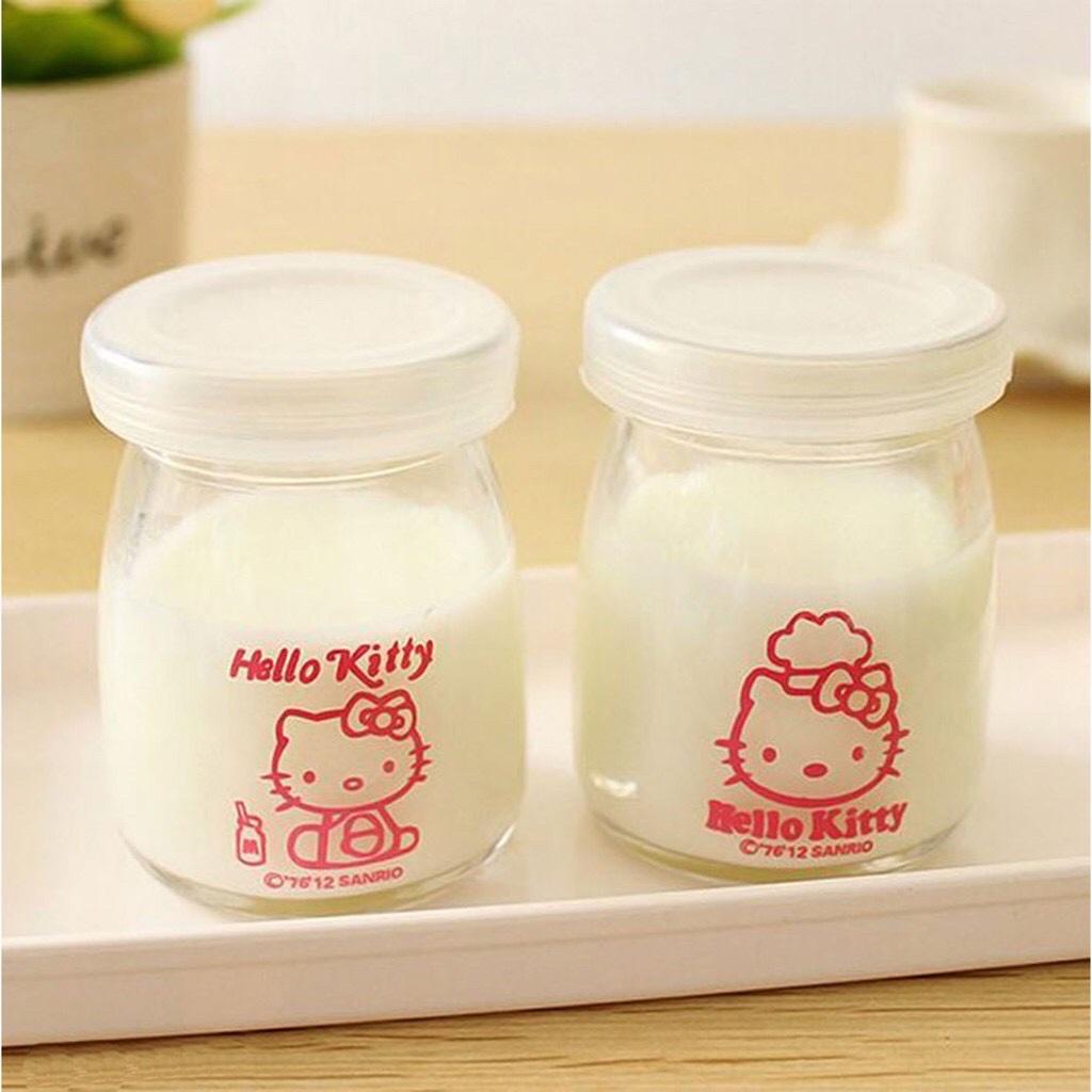 Combo 12 hũ thủy tinh làm caramen, sữa chua, đựng gia vị đa năng - GDHN Loại Tốt