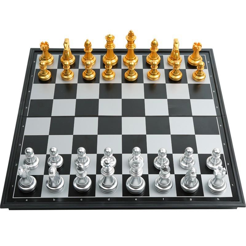Bộ Cờ Vua Cao Cấp - ( Bộ Lớn 32 x 32 cm) Dùng Để Thi Đấu Giải Quốc Tế - Có Nam Châm Từ Tính Bz185