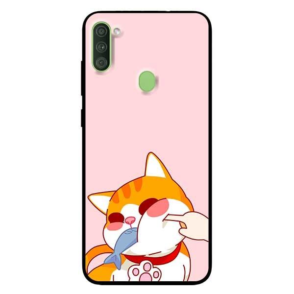 Ốp lưng dành cho Samsung Galaxy A02 - A02s - mẫu Mèo Ăn Cá