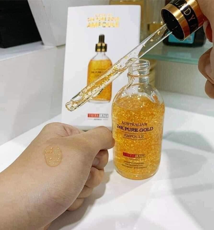 SERUM TINH CHẤT VÀNG 24K PURE GOLD AMPOULE 100ml - THERA LADY