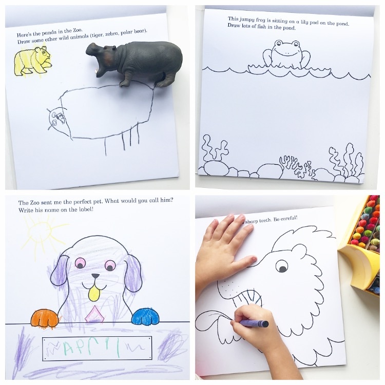 The Dear Zoo Drawing and Colouring Book