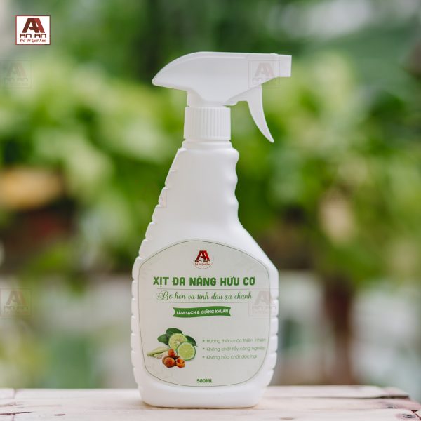 XỊT TẨY ĐA NĂNG HỮU CƠ AN AN- HƯƠNG SẢ CHANH- 500ML