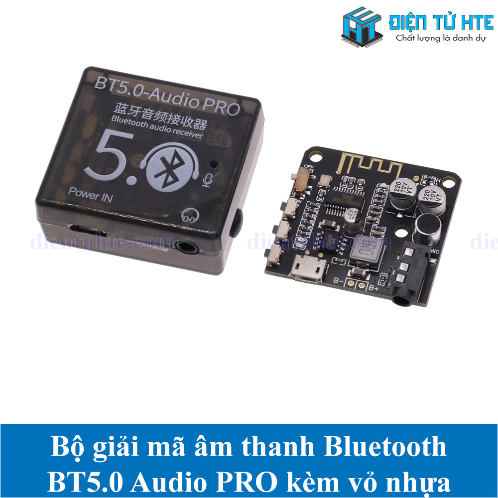 Bộ thu giải mã âm thanh Bluetooth 5.0 Lossless BT5.0-Audio PRO Kèm vỏ nhựa