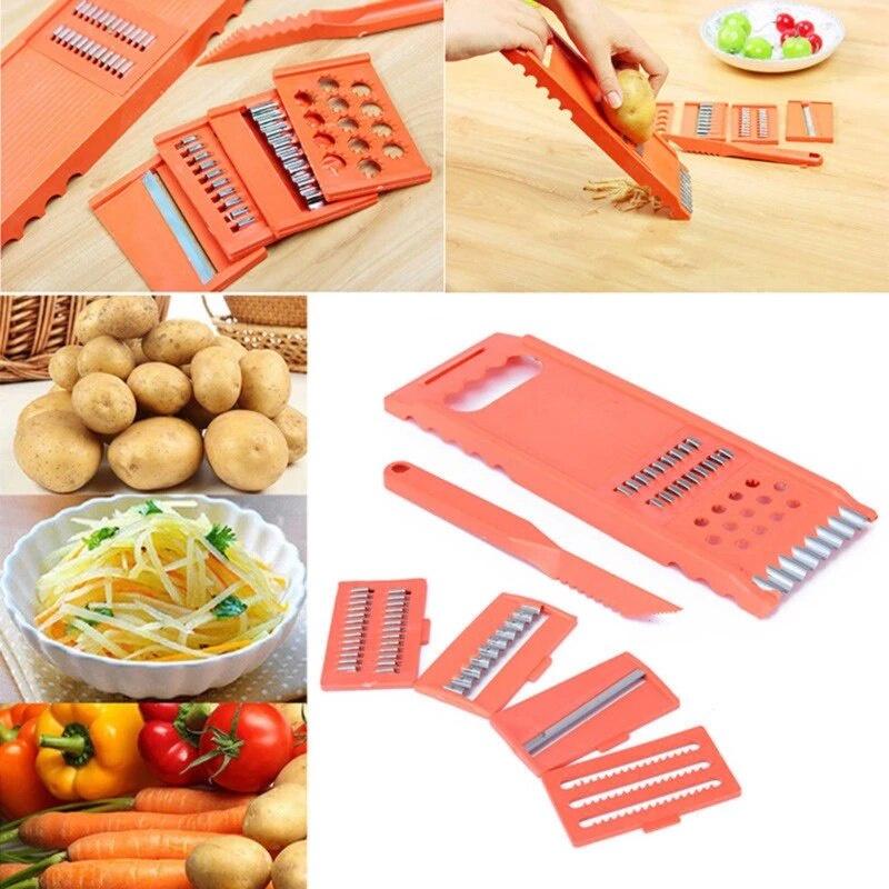 Multifunction Grater 7pcs/set Vegetable Fruit Potato Slicer Peeler Dicer Cutter Chopper Grater Kitchen Accessories Gadget