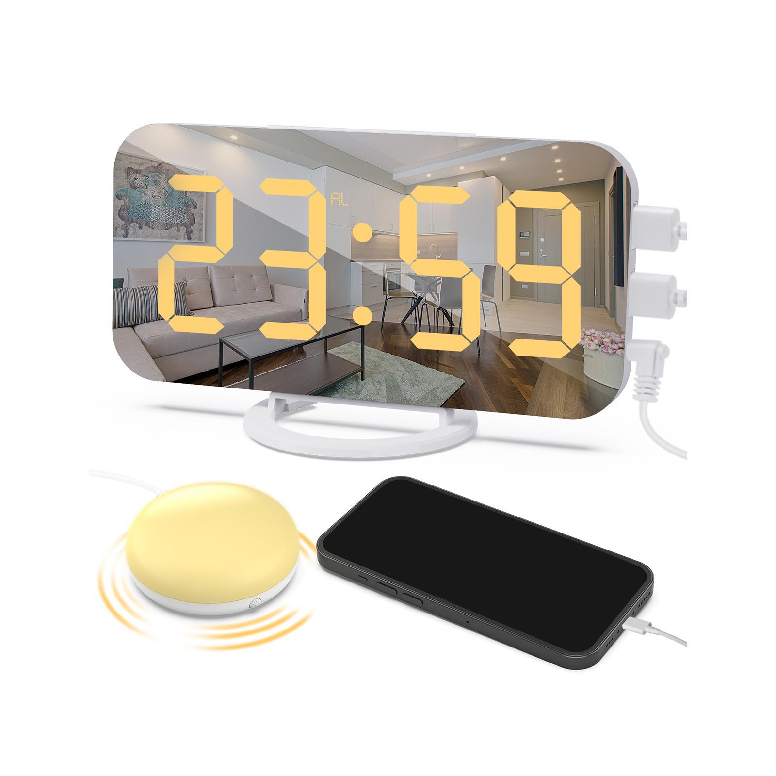 Vibrating Clock Desk Clocks Large Number Digital Clock LED Clock