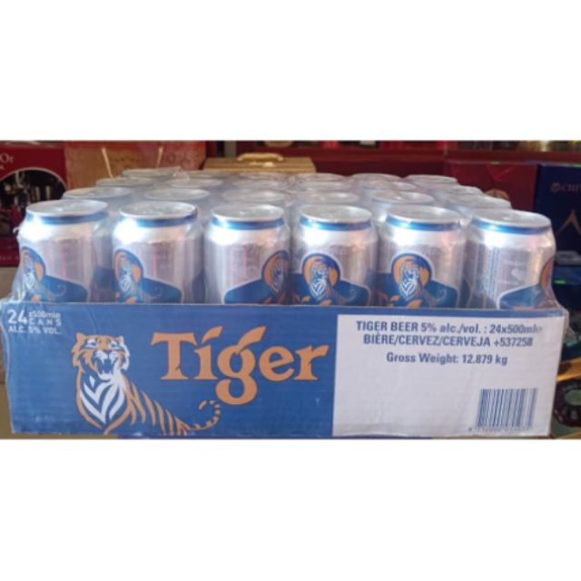 Thùng 24 Lon Bia Tiger Hà Lan (500ml)