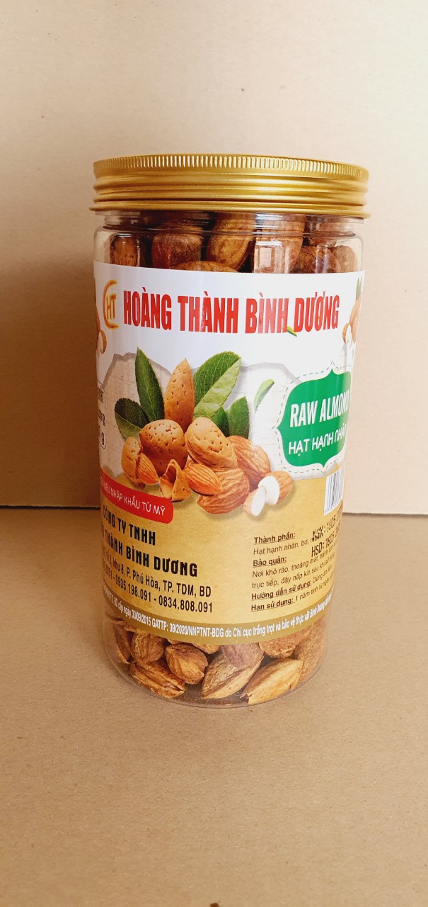 500 gram Hạt Hạnh Nhân tách vỏ Hoàng Thành Bình Dương - Đã Rang