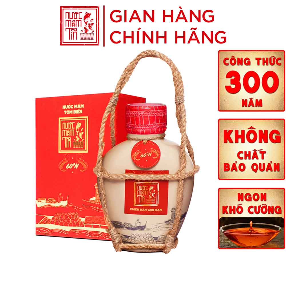 Đặc Sản Phan Thiết - Nước Mắm Tĩn - Nước Mắm Tôm Biển 60N