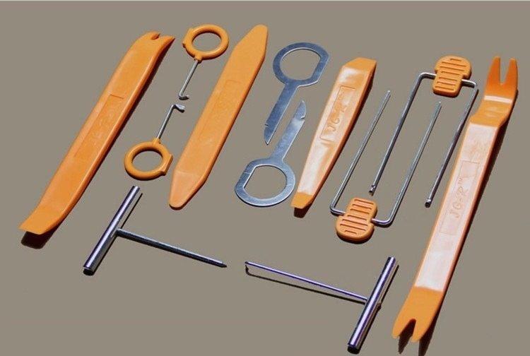 Trọn Bộ dụng cụ 12 thiết bị tháo lắp, loa, đèn, nội thất trong xe ô tô, xe hơi xe máy, xe tải, xe khách