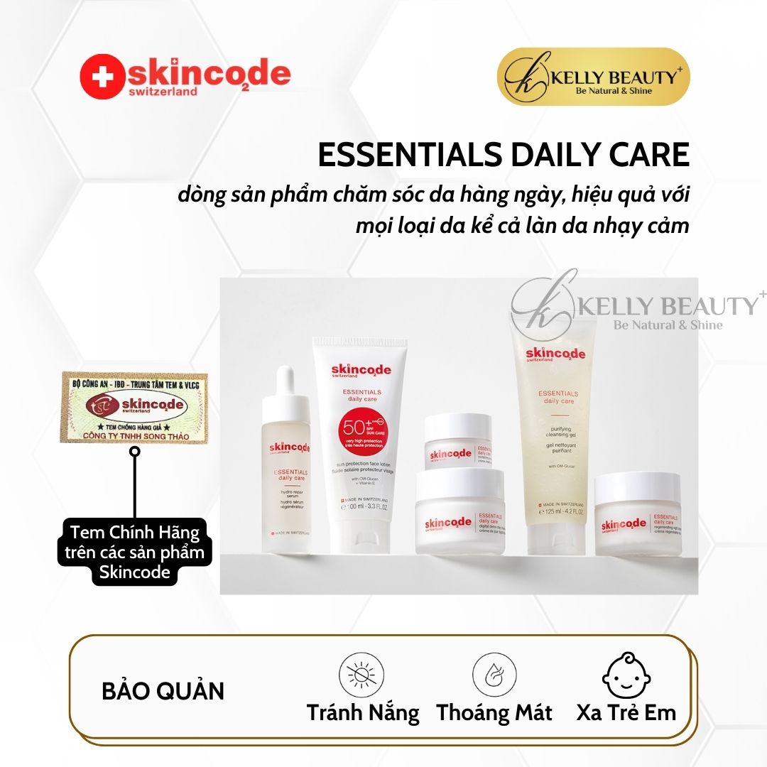 Kem Chống Nắng Phổ Rộng Skincode Essentials Sun Protection Face Lotion SPF 50+ | Kelly Beauty