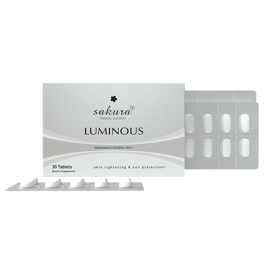 Viên Uống Trắng Da Chống Nắng Khoẻ Đẹp Từ Bên Trong SAKURA Luminous (30 viên)