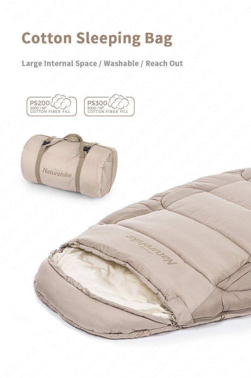 Túi ngủ cotton hình oval Naturehike NH20MSD03 - PS200 CRYSTALLINE