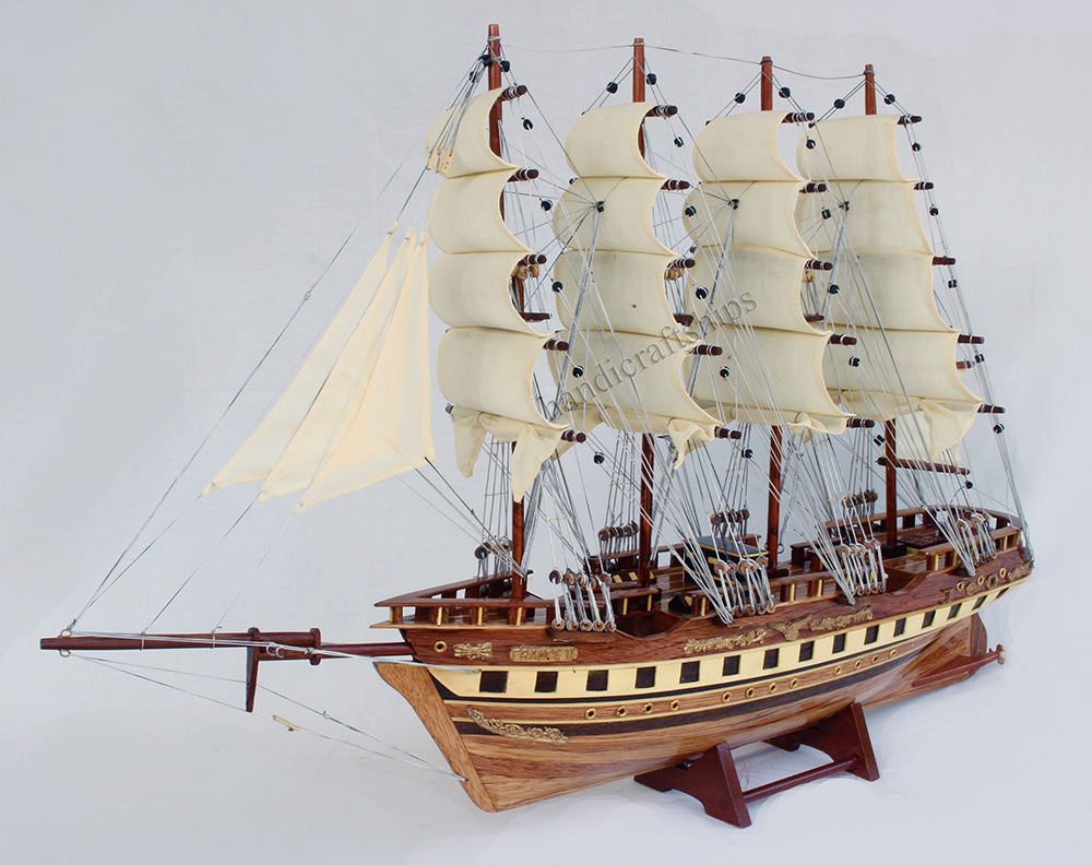 Thuyền trang trí nhà cửa France II thân 60cm C