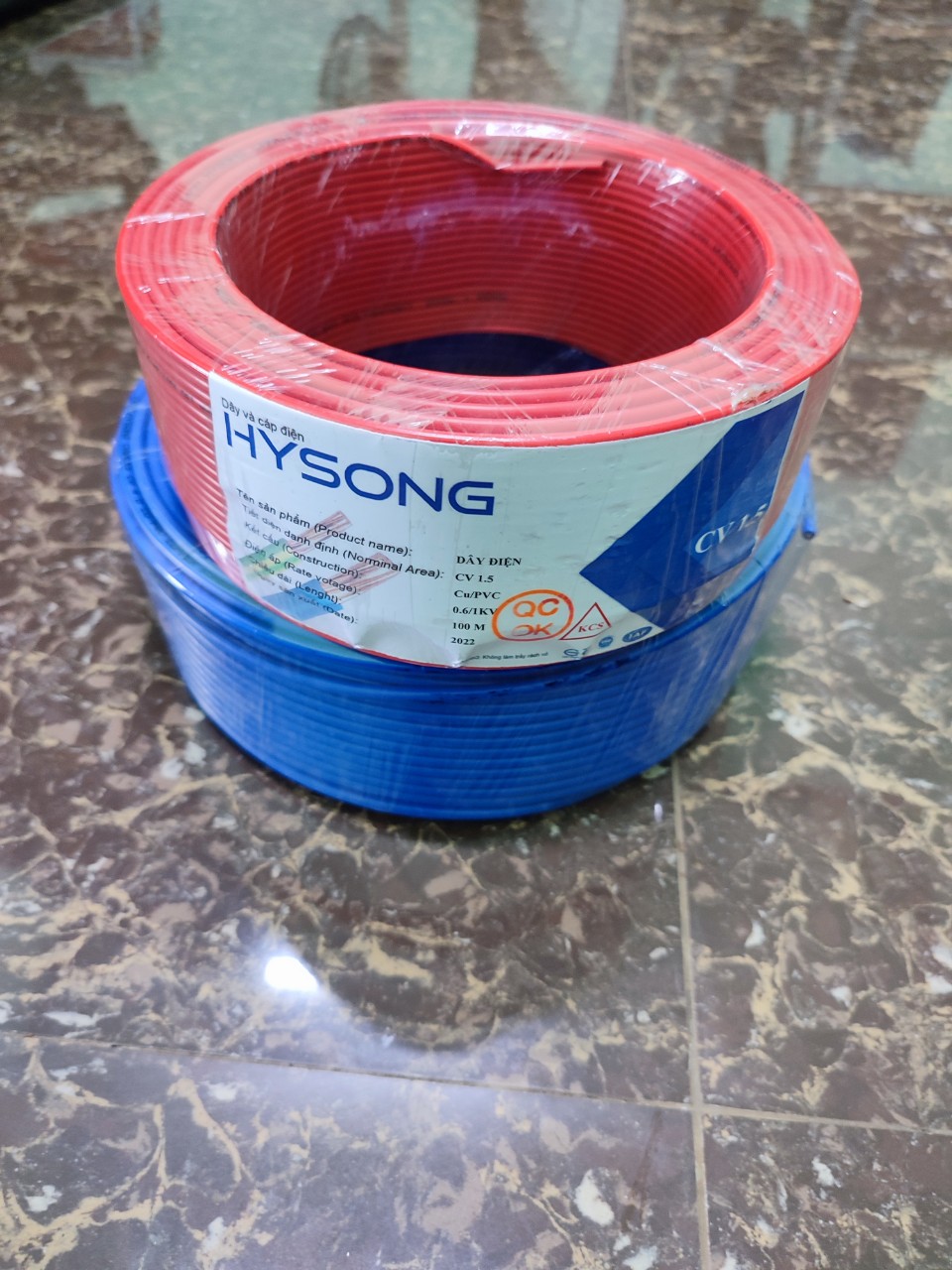 Sỉ 100 mét dây điện 1 x 0.5mm, dây điện 0.5mm,dây nhiều lõi giao màu ngẫu nhiên