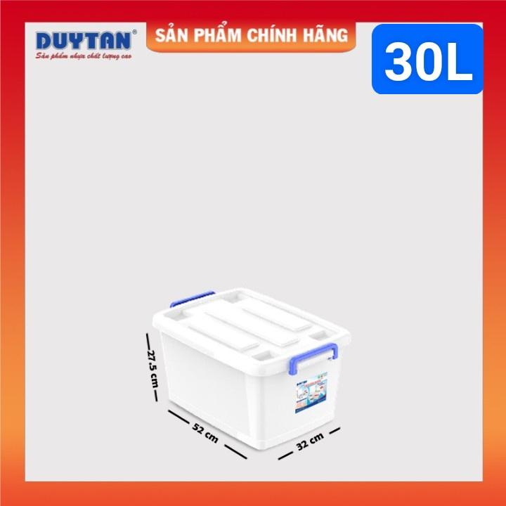 Thùng nhựa có bánh xe Duy Tân 30L