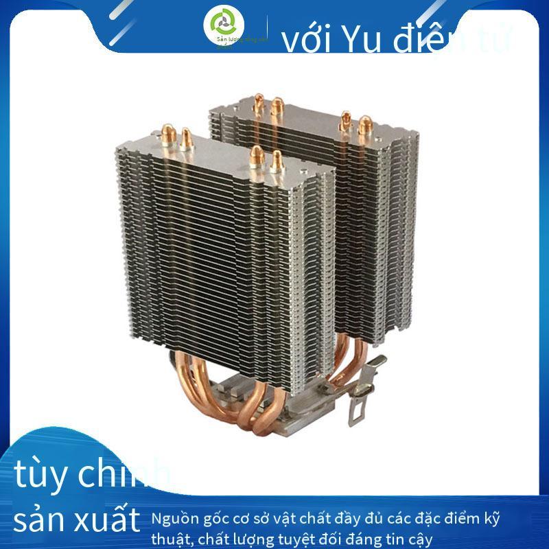 Khuyến mại vây đôi buộc máy chủ tản nhiệt công suất cao 4 bộ tản nhiệt hàn ống đồng