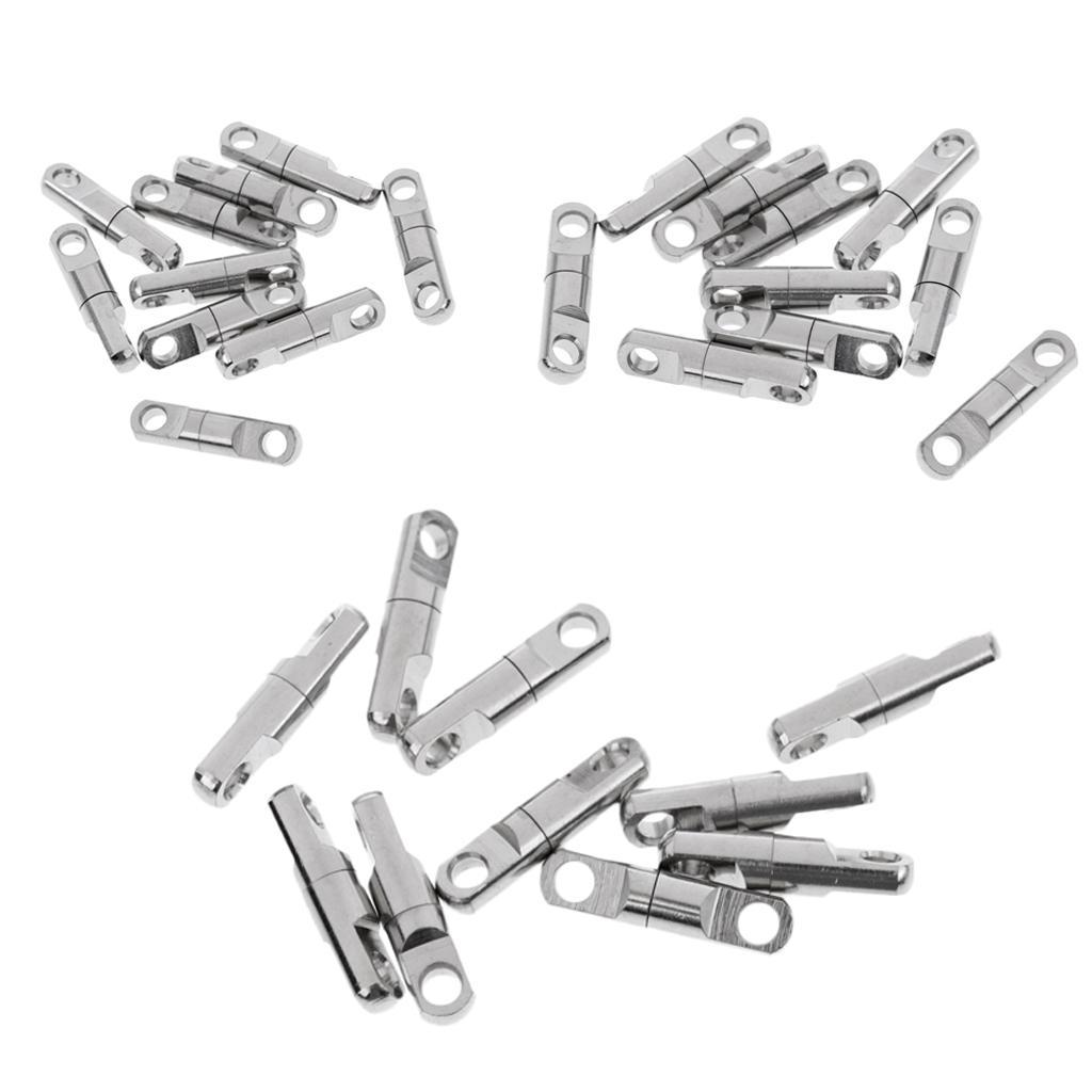 30pcs High Strength Fishing Ball Bearing Swivels Heavy Duty Fishing Swivels 3.5mm 5mm 7mm