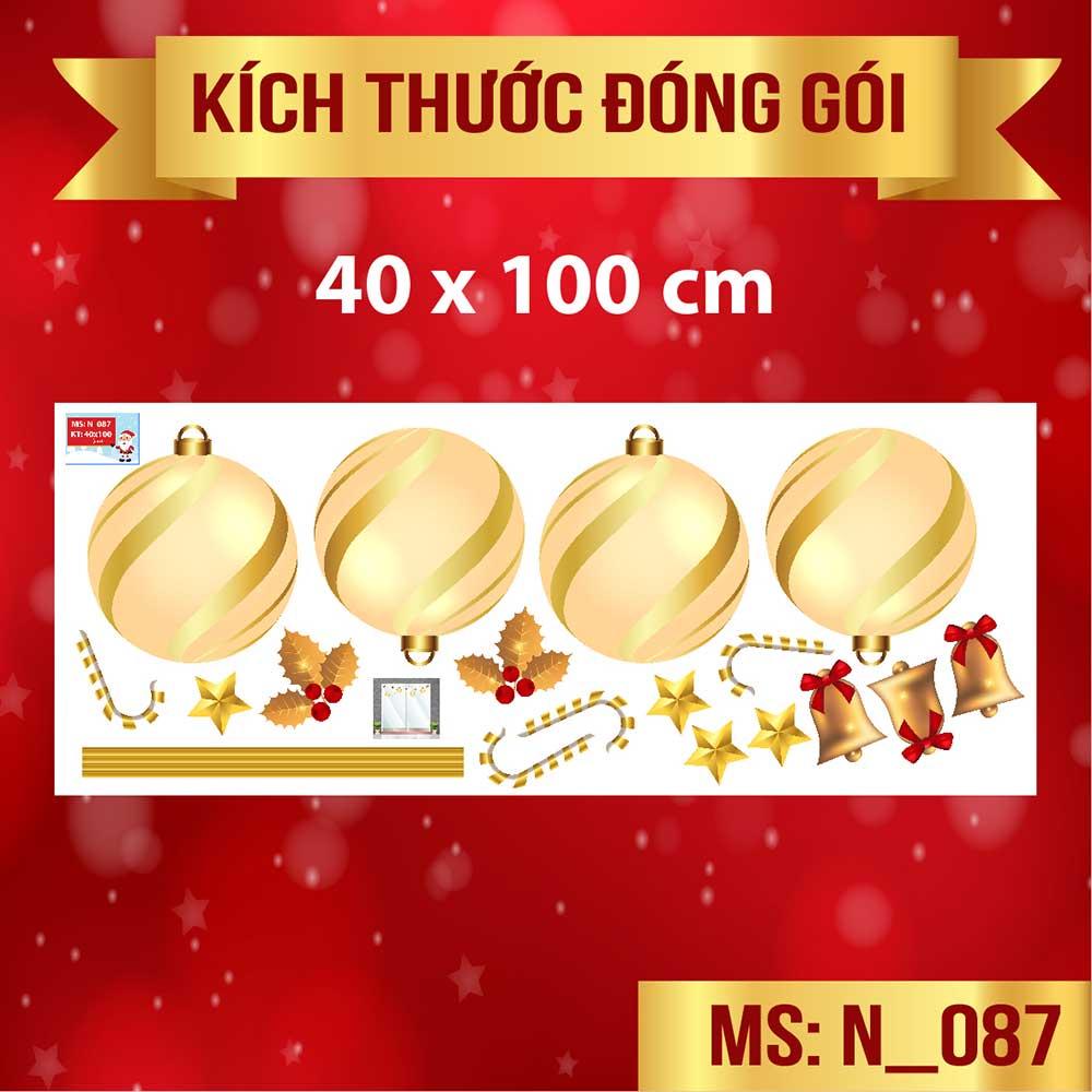 DECAL TRANG TRÍ GIÁNG SINH 2023 COMBO SỐ 23