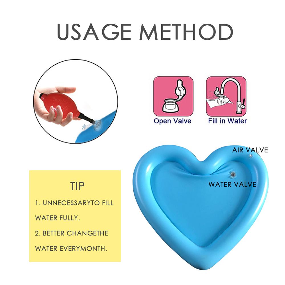 Đồ chơi trẻ em hình trái tim nhiều màu sắc với nước bơm bên trong