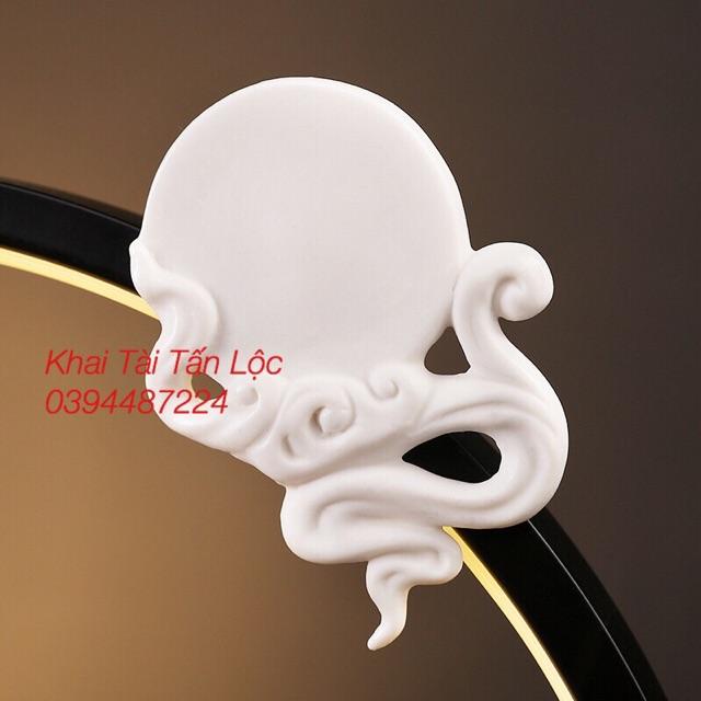 Thác khói trầm tay Phật hoa sen gốm có đế đèn led tặng 10 nụ trầm sạch