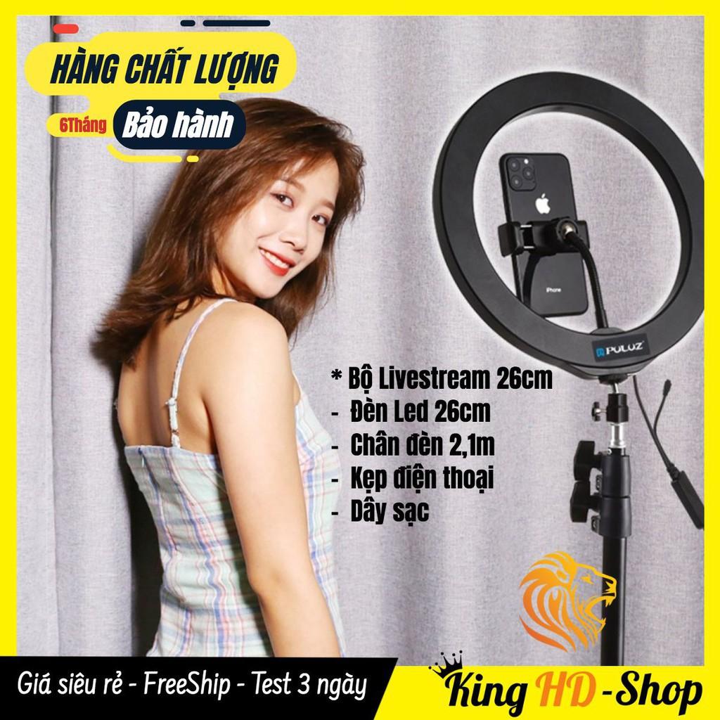 Bộ Đèn Livestream 26cm Cao Cấp - Siêu Đẹp, Siêu Bền, Siêu Sáng, Full Đồ