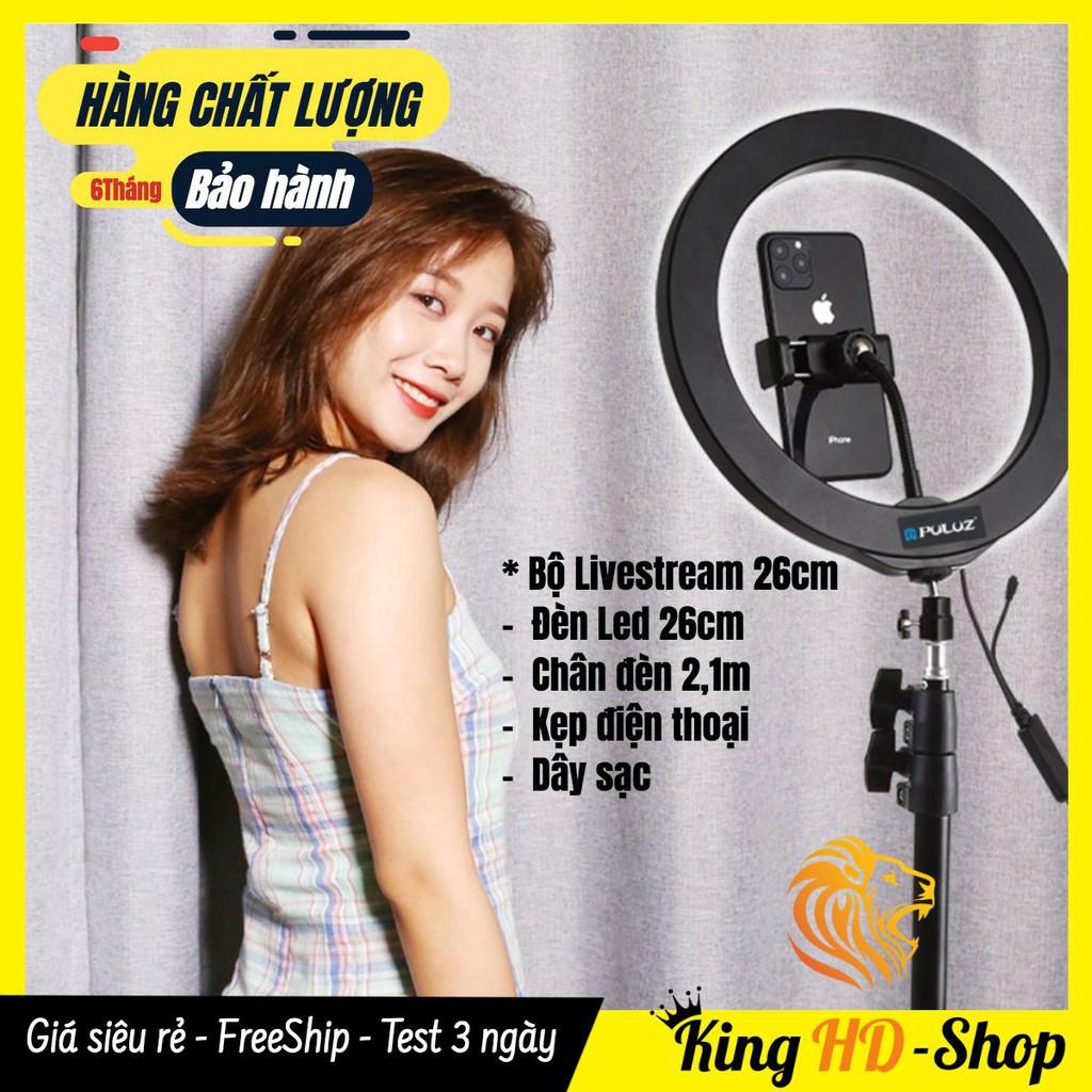 Bộ Đèn Livestream 26cm Cao Cấp - Siêu Đẹp, Siêu Bền, Siêu Sáng, Full Đồ 