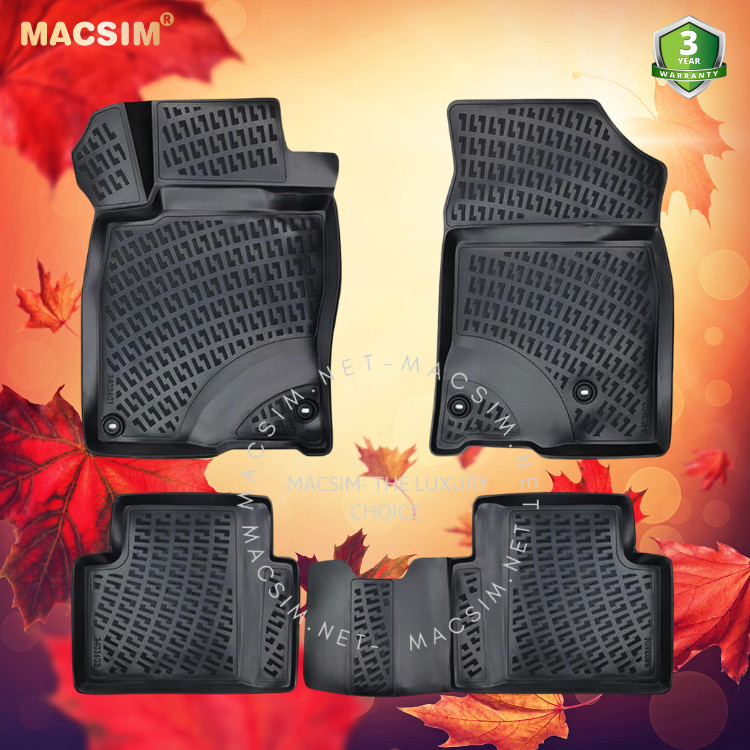 Thảm lót sàn ô tô nhựa TPU Silicon Honda civic sedan tenth generation 2015-2021 Nhãn hiệu Macsim