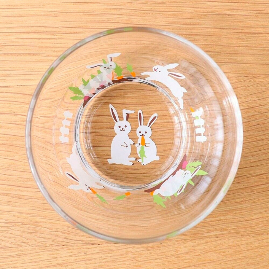 Aderia - Tsuyoiko - Chén Hide &amp; Seek - in hình thỏ/hình  - 9.5cm