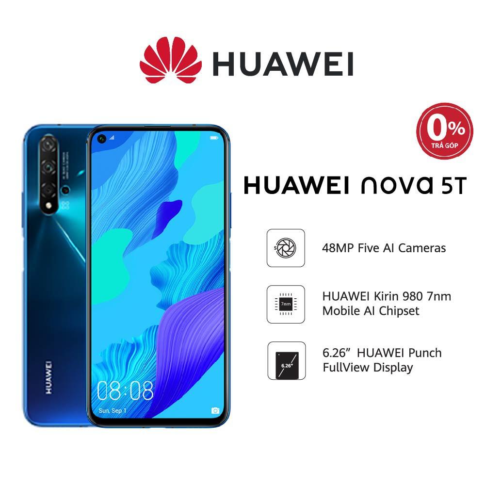 Điện thoại Huawei Nova 5T 8G/128G - Hàng Phân Phối Chính Hãng