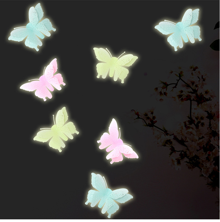 Đồng Hồ Để Bàn Điện Tử Đa Năng T1 ( Tặng 01 bộ 6 con bướm dạ quang trang trí )