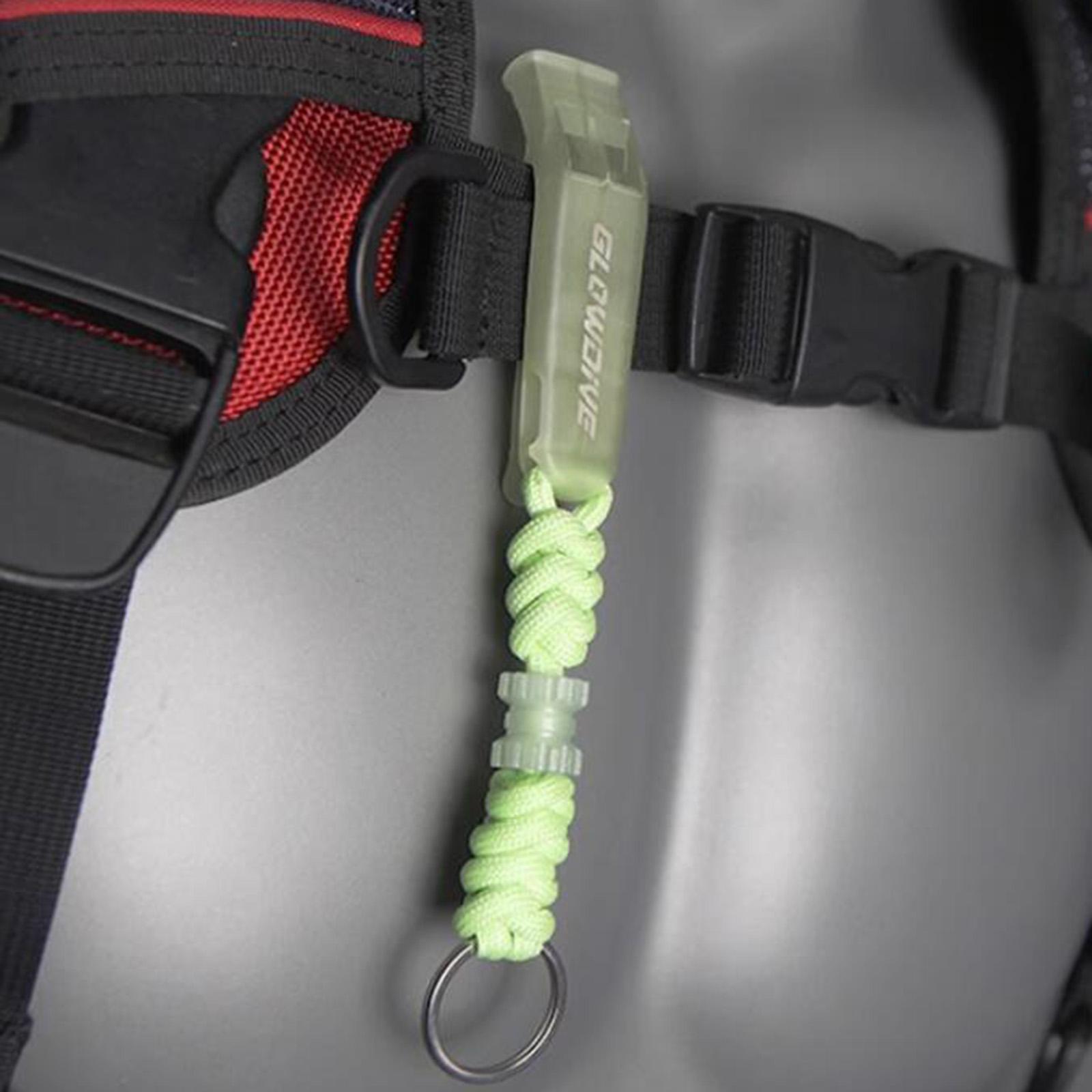 Scuba Diving Whistle Loud Sound Camping with Lanyard and Rings Glow in The Dark Whistle for Kayaking, Snorkeling, Game Event, Hiking