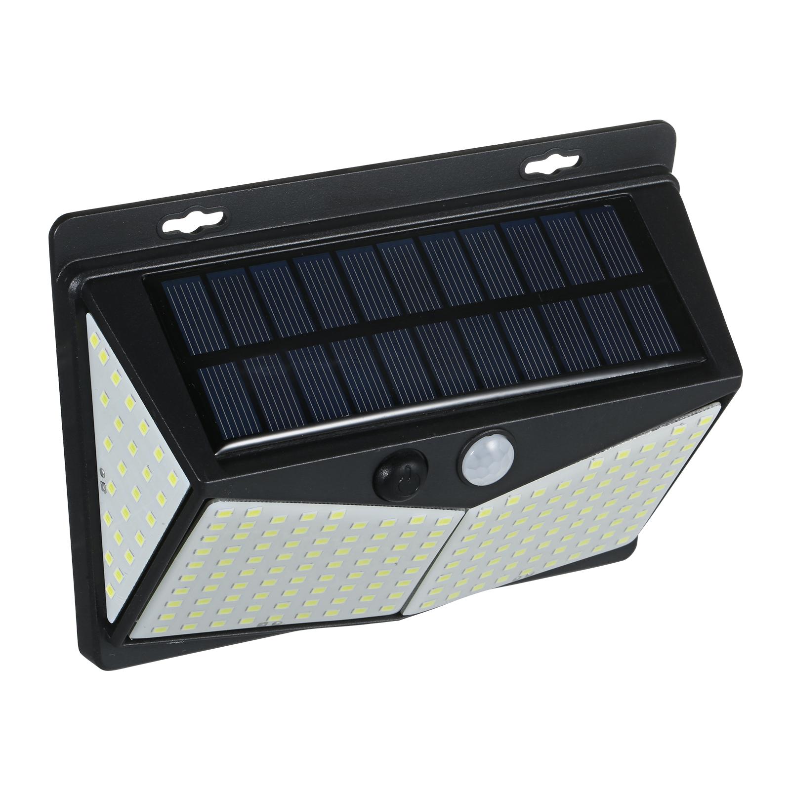Đèn năng lượng mặt trời Đèn cảm biến chuyển động với 208 Leds độ chiếu sáng cao,3 chế độ sáng, Chống nước IP65