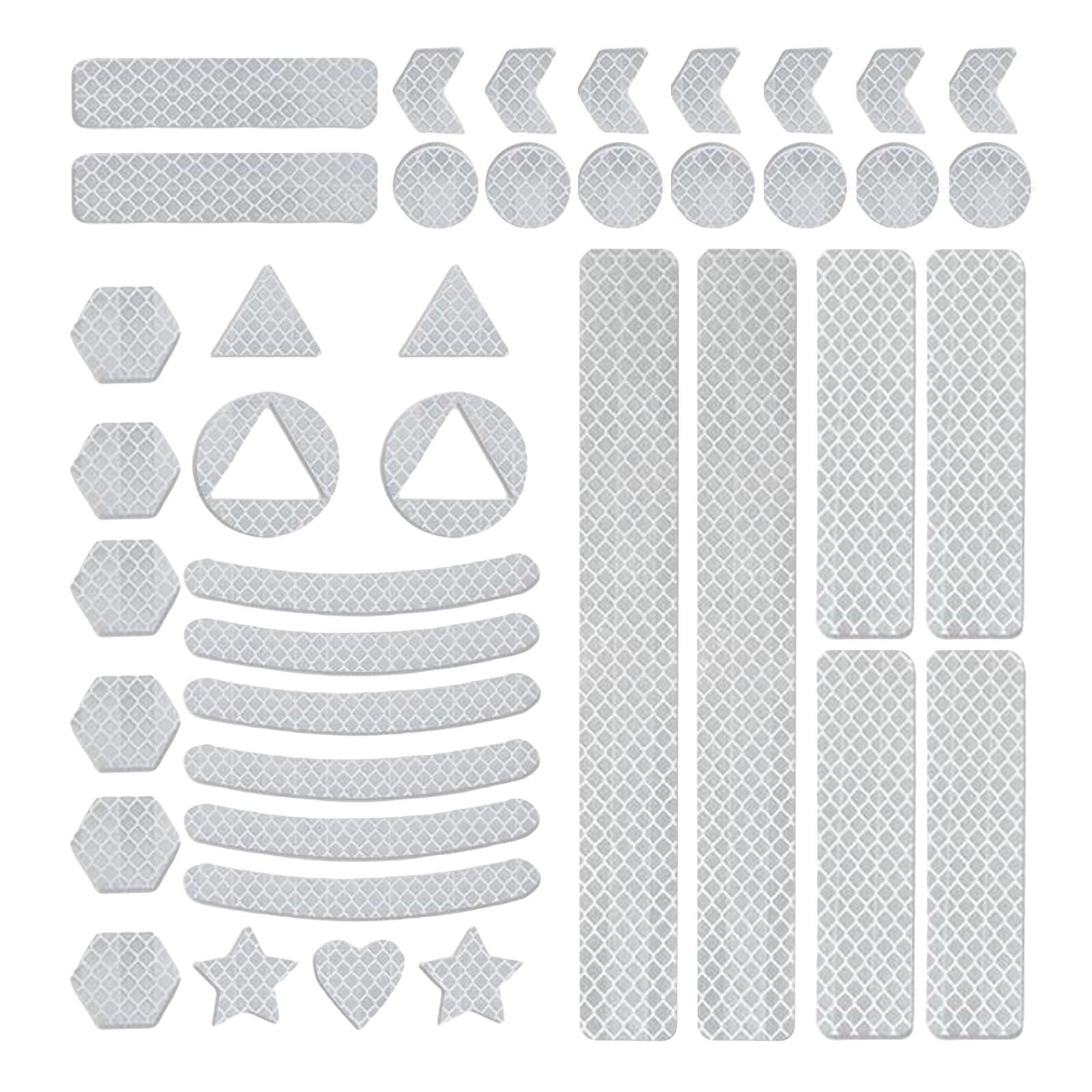 Safety Reflective Sticker, High Visibility Reflector Stickers Bike Reflective Tape Reflective Decals Waterproof for  Truck