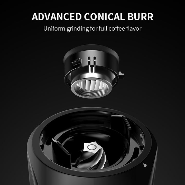 Máy xay hạt cà phê cao cấp nhãn hiệu Shardor CG845B Công suất: 200W Tích hợp 14 chế độ xay hạt cà phê - HÀNG CHÍNH HÃNG