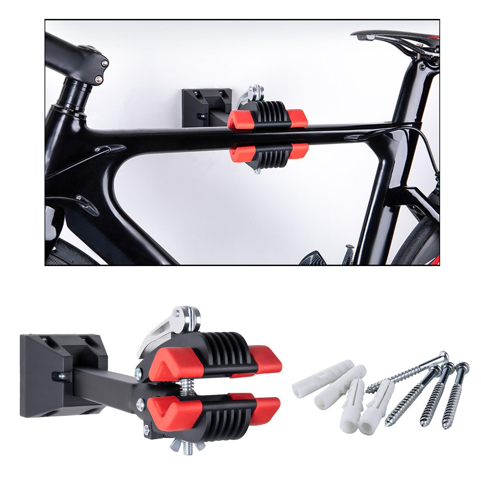 Bike Wall Mount Clamp Storage Garage Holder Hanger Steel Rack