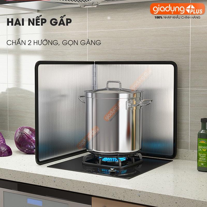 Tấm chắn dầu, chăn gió &amp; cách nhiệt inox 304 cho nhà bếp, chống bám bẩn tường nhà bếp (LZ0250