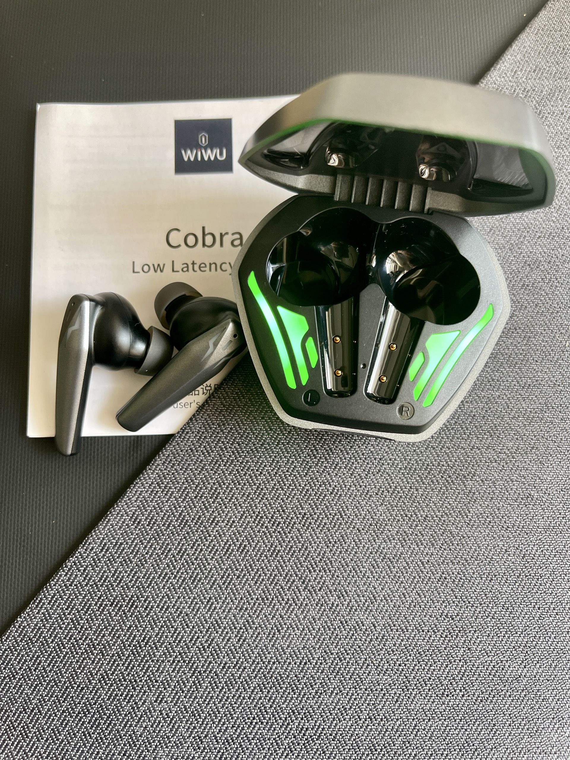 Tai nghe Gaming Wiwu Cobra Airbuds - Hàng Chính Hãng