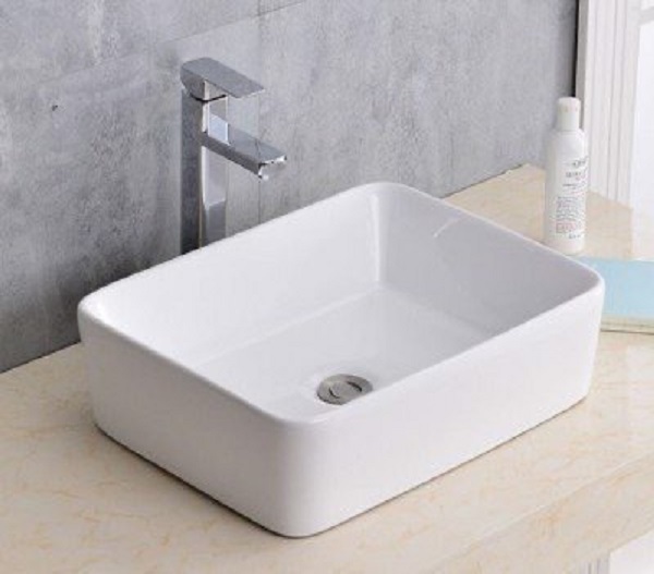 CHẬU LAVABO DƯƠNG BÀN VUÔNG CL-8404