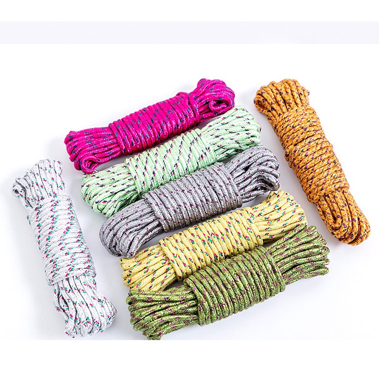 10m dây dù paracord đa năng để dựng lều, mắc võng, căng bạt, căng dây phơi quần áo, đan đồ dùng, trang trí