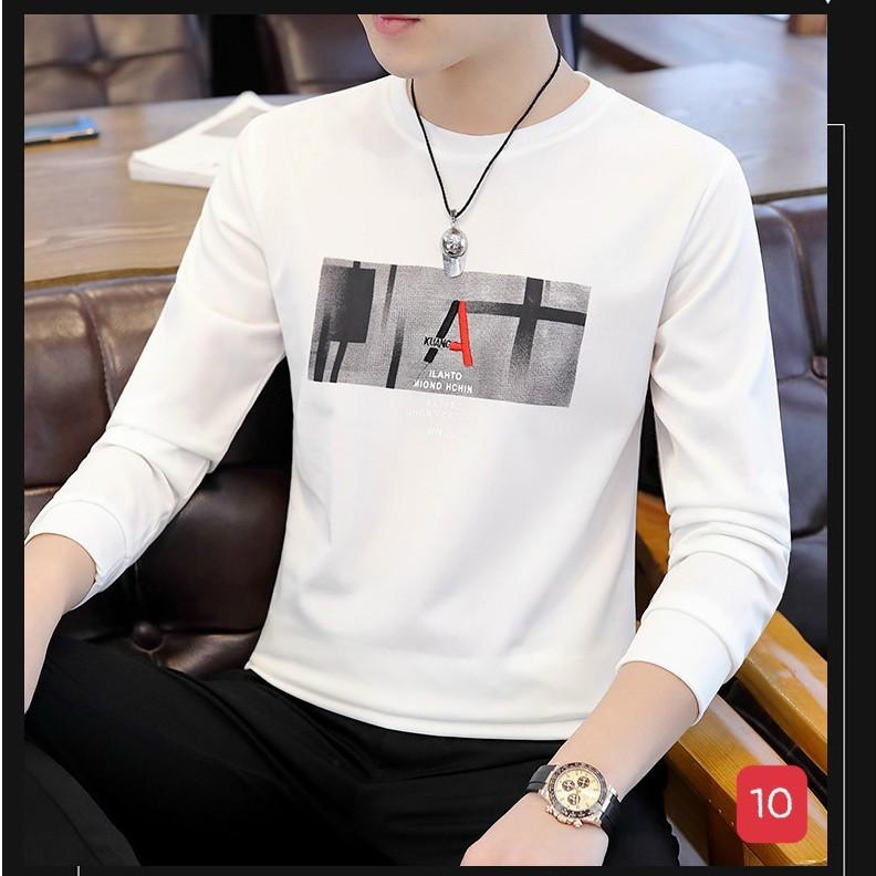 Áo thun nam tay dài King168 , áo phông nam dài tay cao cấp ATD13